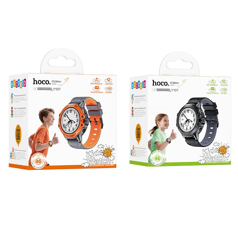 Smartwatch HOCO Y107 Kids Call, Narancssárga