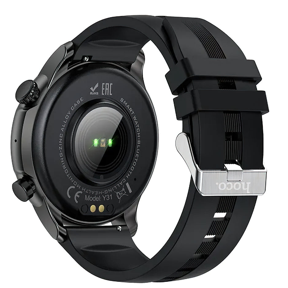 Smartwatch HOCO Y31 Call, Fekete
