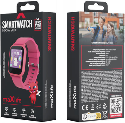 MaXlife Kids MXSW-200 okosóra, rózsaszín