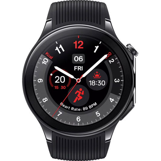 Smartwatch OnePlus Watch 2, fekete