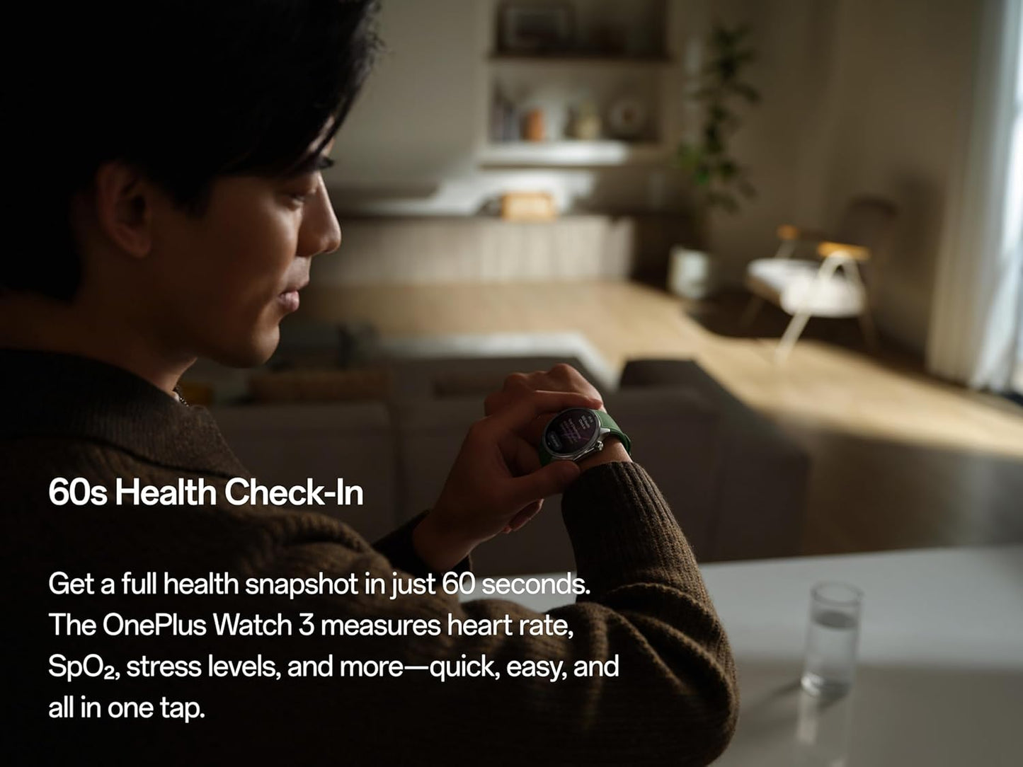 Smartwatch OnePlus Watch 3, 46mm, Fekete 5491100340