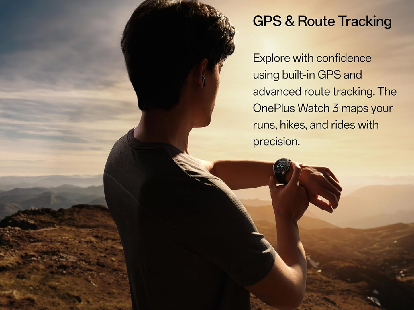 Smartwatch OnePlus Watch 3, 46mm, Fekete 5491100340