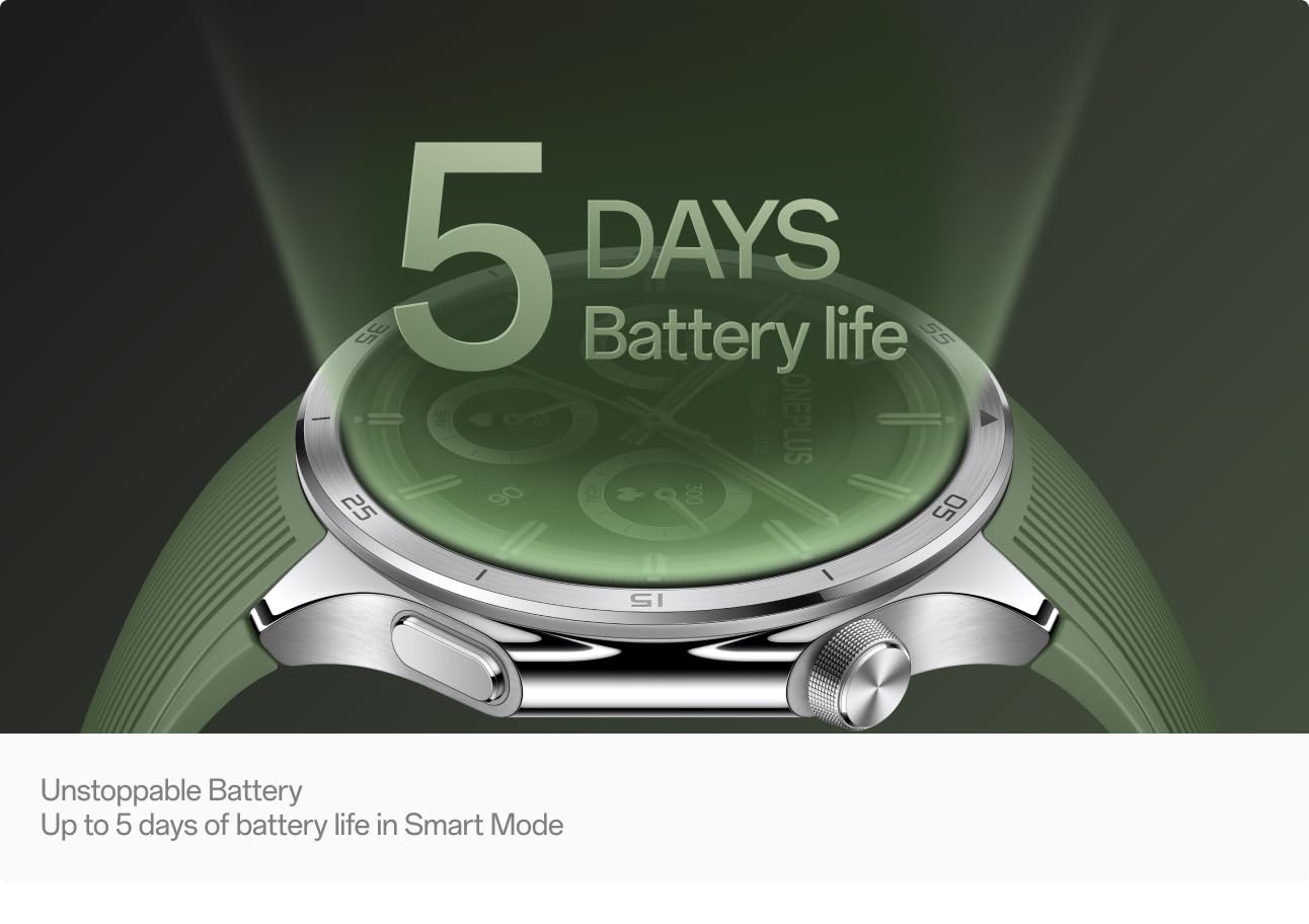 Smartwatch OnePlus Watch 3, 46mm, Fekete 5491100340