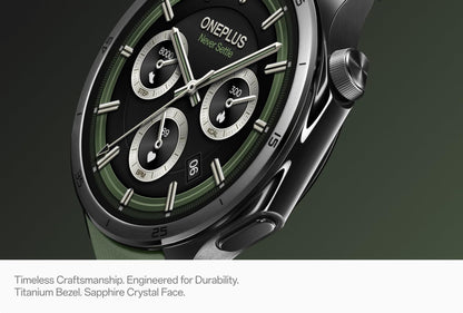 Okosóra OnePlus Watch 3, 46mm, Zöld, Újracsomagolt 5491100341