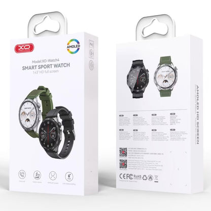 Smartwatch XO Design 4, fekete 
