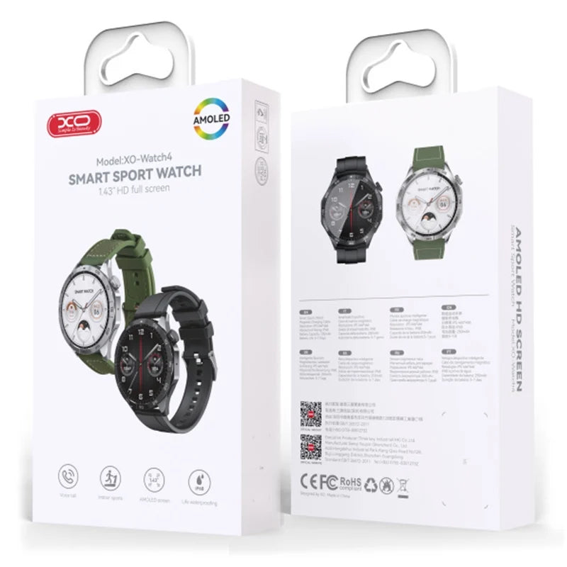 Smartwatch XO Design 4, zöld 