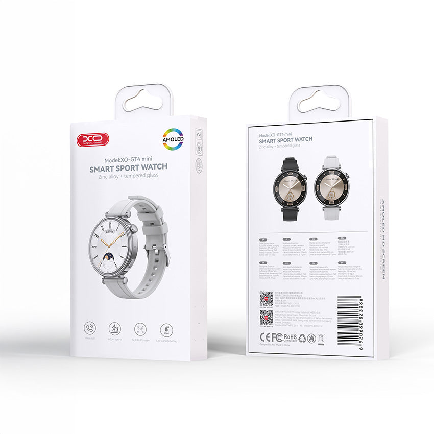 Smartwatch XO Design GT4 Mini, Ezüst