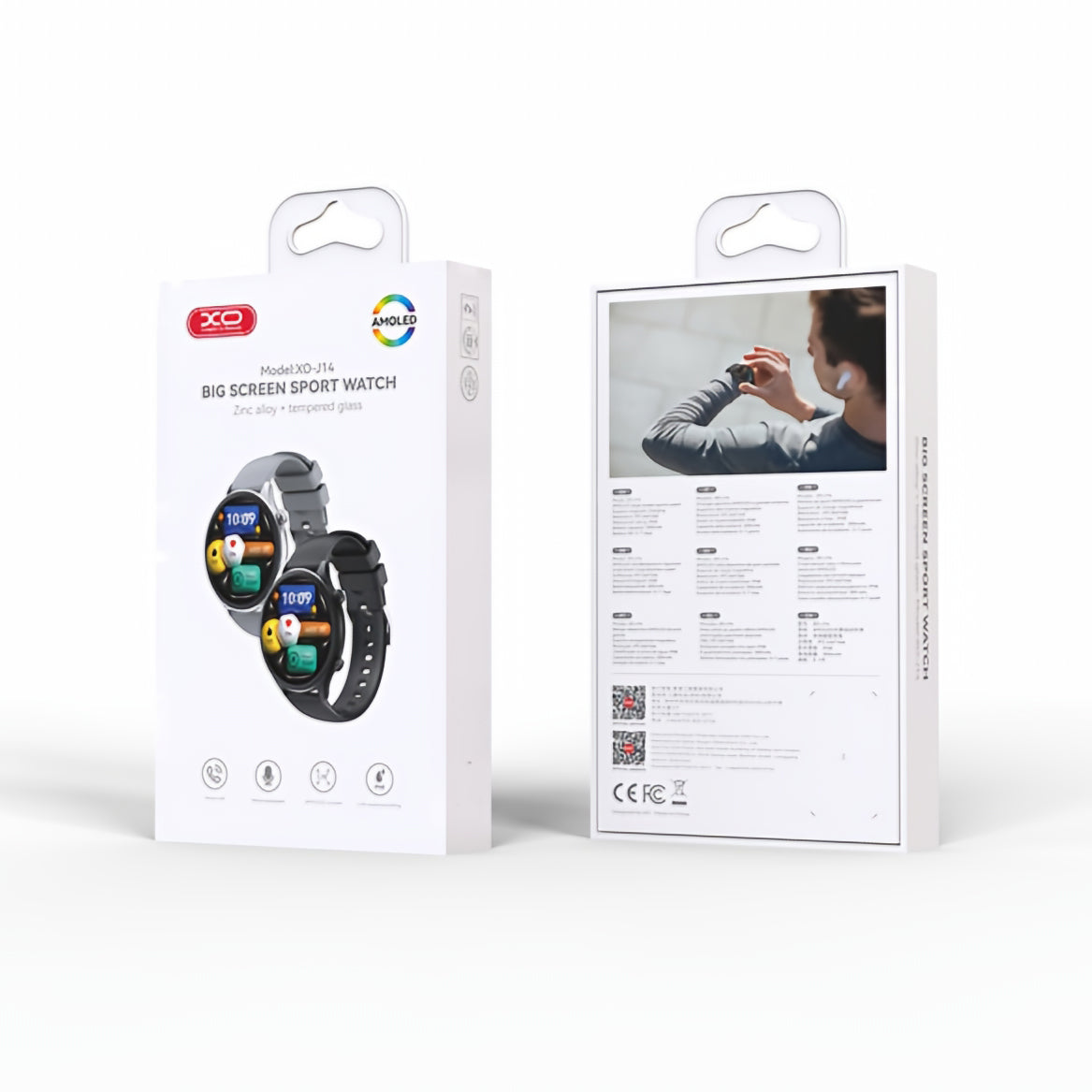 Smartwatch XO Design J14 Call, Fekete