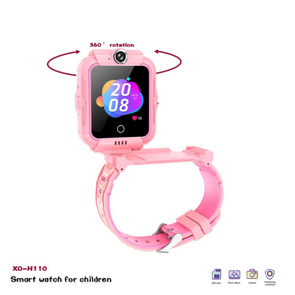 Smartwatch XO Design Kids H110, Rózsaszín