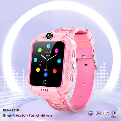 Smartwatch XO Design Kids H110, Rózsaszín