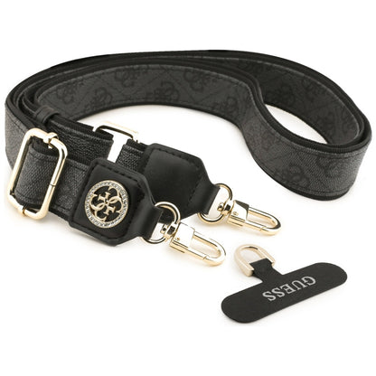 Guess 4G Strass Metal Logo Telefonpánt, Fekete