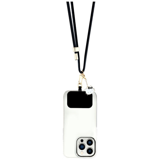 Hello Kitty Crossbody telefonzsinór, fekete