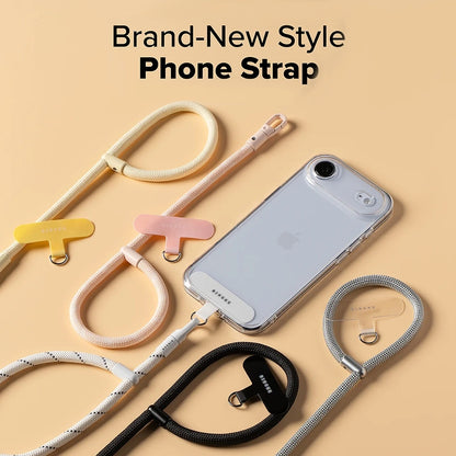 Ringke Link Flow P-Type Phone Lanyard, Silver