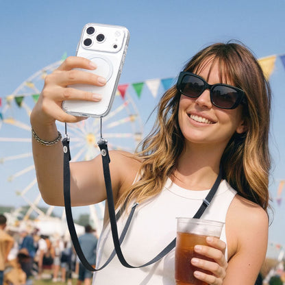 Spigen DA30L Telefon Zsinór, Fekete AFA10614