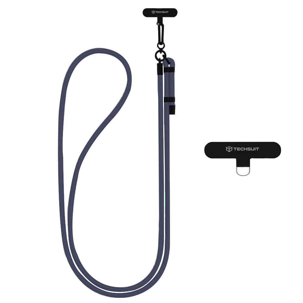 Techsuit Phone Lanyard RCS1-07, Dark Gray