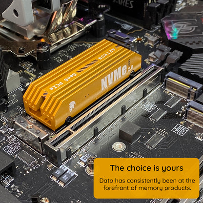 Solid State Drive (SSD) Dato Ares Aethon, NVME M.2, PCIe Gen5x4, 1TB, Fekete ARSAT-1TB