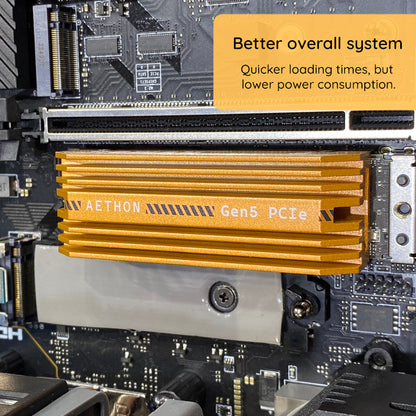 Solid State Drive (SSD) Dato Ares Aethon, NVME M.2, PCIe Gen5x4, 1TB, Fekete ARSAT-1TB