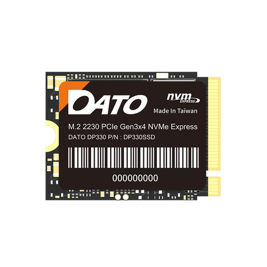 Solid State Drive (SSD) Dato DP330, NVME M.2 2230, PCIE Gen3x4, 2TB, Fekete DP330SSD-2TB