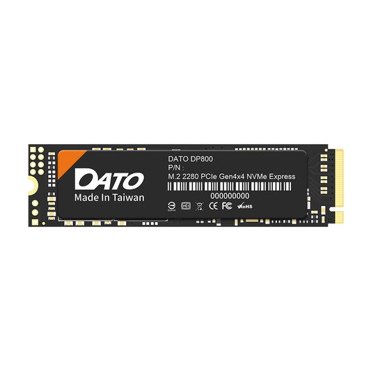 Solid State Drive (SSD) Dato DP800, NVME M.2 2280, PCIe, 512GB, Fekete DP800SSD-512GB