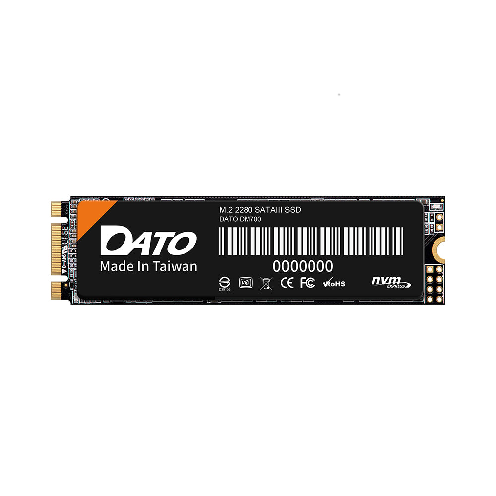 Solid State Drive (SSD) Dato, SATA III NGFF M.2 2280, 4TB, Fekete DM700SSD-4TB