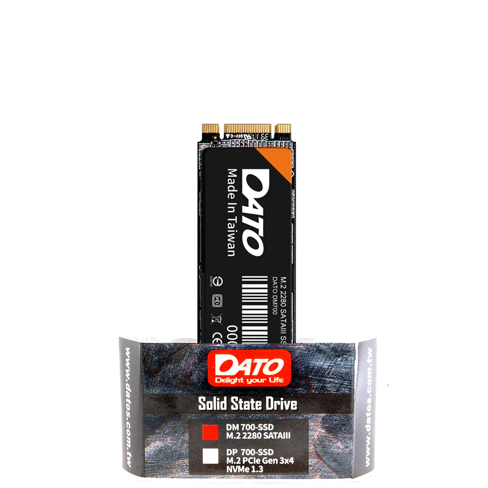 Solid State Drive (SSD) Dato, SATA III NGFF M.2 2280, 4TB, Fekete DM700SSD-4TB
