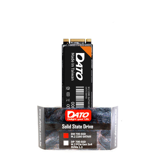 Solid State Drive (SSD) Dato, SATA III NGFF M.2 2280, 4TB, Fekete DM700SSD-4TB