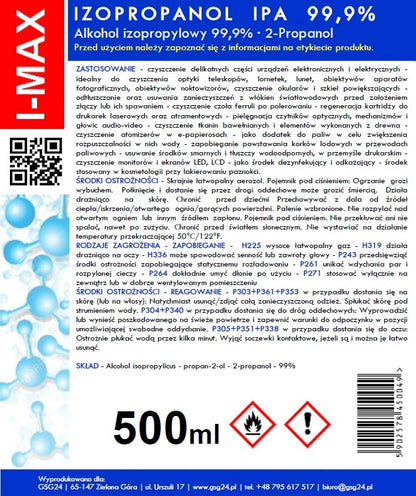 GSG24 I-Max izopropil alkoholos tisztító spray, 500ml