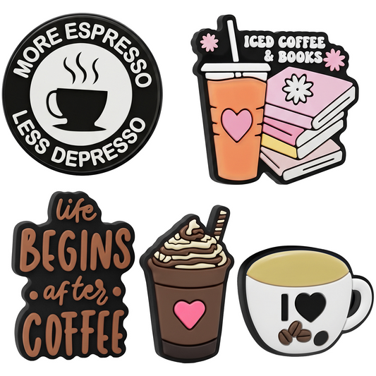 3D OEM Coffee matrica telefon/táblagép tokhoz, 5 darabos készlet, többszínű