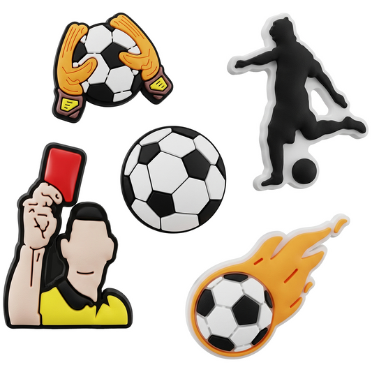 3D OEM Football matrica Telefon / Tablet tokhoz, 5 darabos készlet, Többszínű