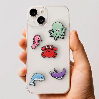 3D OEM Ocean matrica telefon/táblagép tokhoz, 5 darabos készlet, többszínű