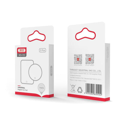 Metallic Sticker XO Design Y2 3in1, Silver