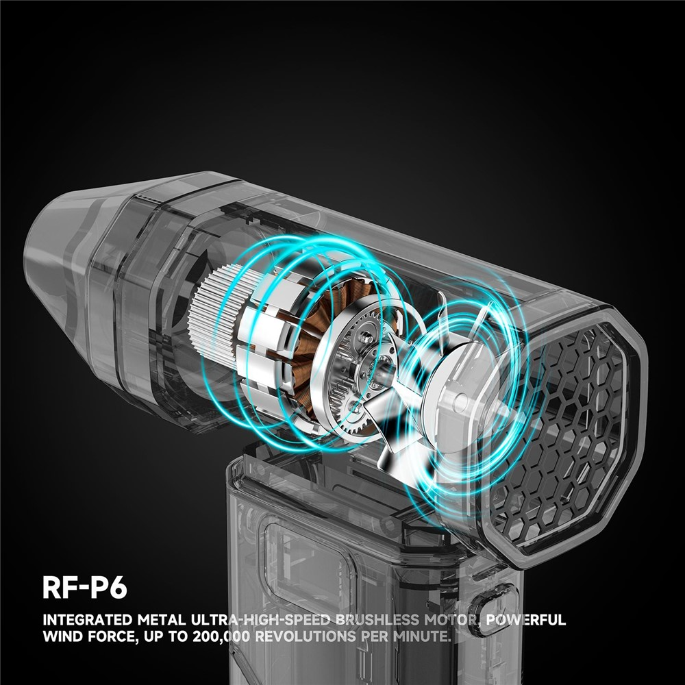 RF4 RF-P6 Légfúvó, Fekete