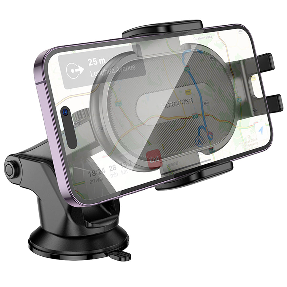 Borofone BH134 Rio autótartó, 4,5 hüvelyk - 7 hüvelyk, fekete