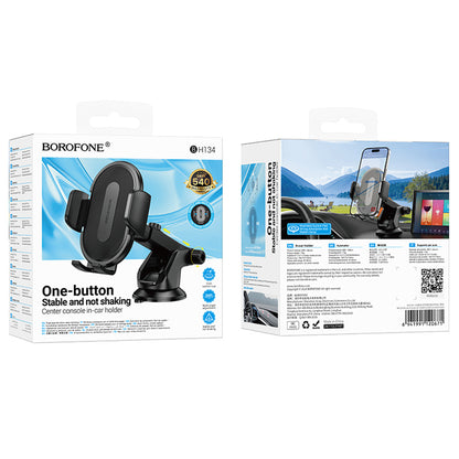 Borofone BH134 Rio autótartó, 4,5 hüvelyk - 7 hüvelyk, fekete