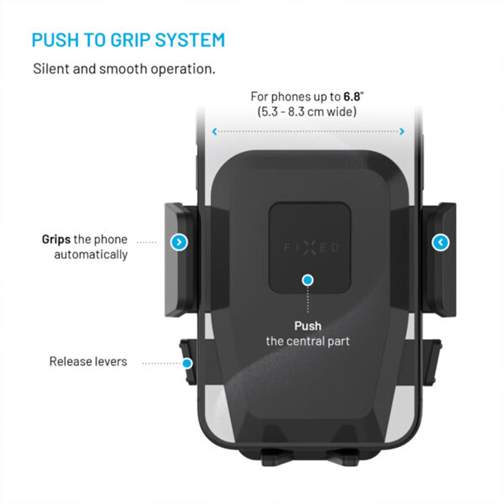 Auto tartó Fixed Iconiq Lock, Univerzális, Fekete