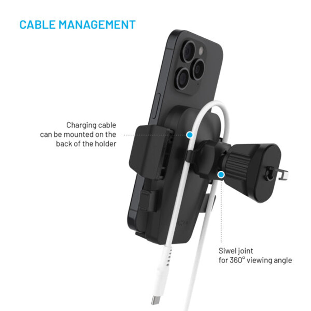 Auto tartó Fixed Iconiq Lock, Univerzális, Fekete