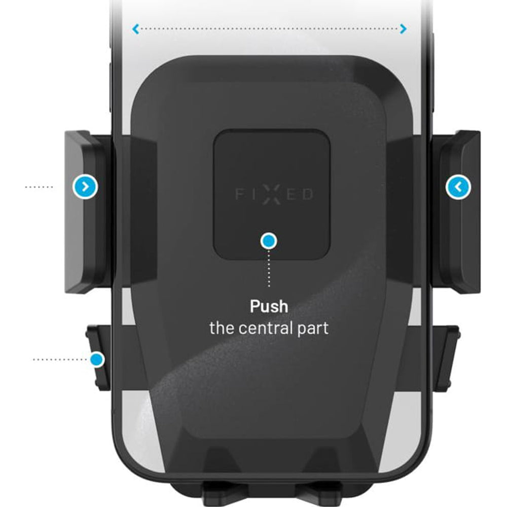 Auto Fixed Iconiq Mirror, Univerzális, Fekete