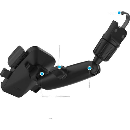 Auto Fixed Iconiq Mirror, Univerzális, Fekete