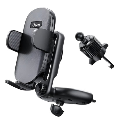 Lisen 2in1 autós tartó, 4.7inch - 7.2inch, Fekete YL0222040016