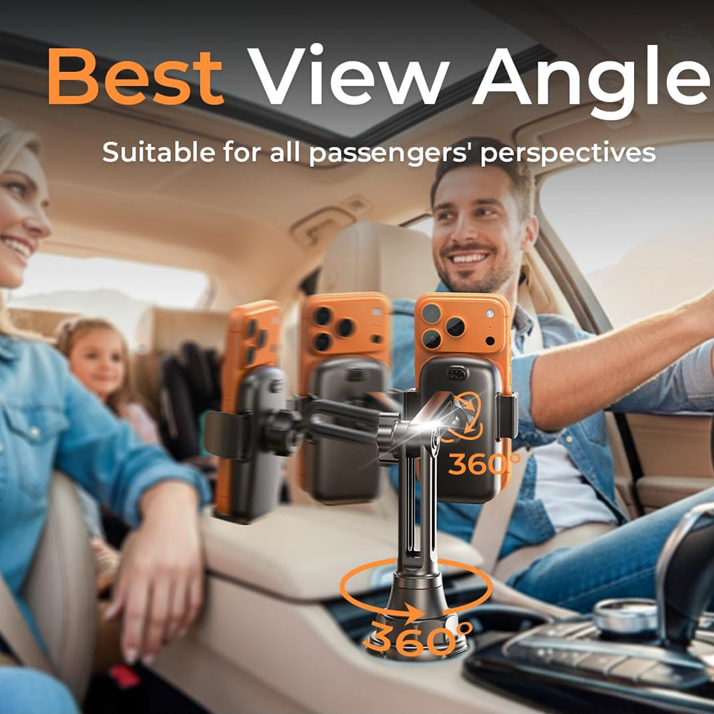 Lisen Autós Tartó Telefonhoz / Táblagéphez, 4.5inch - 12.9inch, Fekete YL0223070048