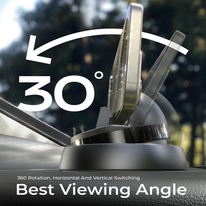 Lisen autós tartó telefonhoz / táblagéphez 6mm - 13mm vastagsággal, Fekete YL0224060015