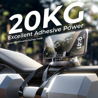 Lisen autós tartó telefonhoz / táblagéphez 6mm - 13mm vastagsággal, Fekete YL0224060015