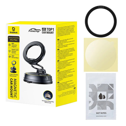 Baseus PrimeTrip VC2 Flex Univerzális Mágneses Autós Tartó, Fekete C0013803