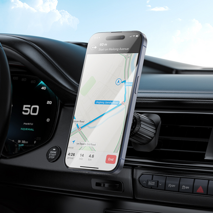 Magnetic Car Holder Borofone BH122 Profit, 4.5inch - 7inch, Black