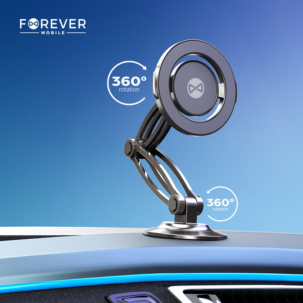 Forever MH-290 Mágneses Autós Tartó, Univerzális, Ezüst