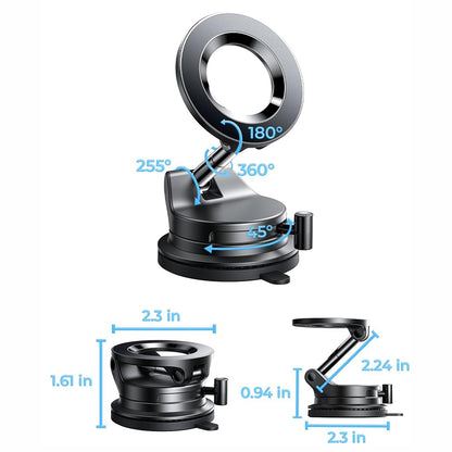 Mágneses Autós Tartó Lisen A608, Univerzális, Fekete