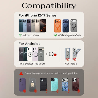 Mágneses Autós Tartó Lisen A690, Univerzális, Szürke