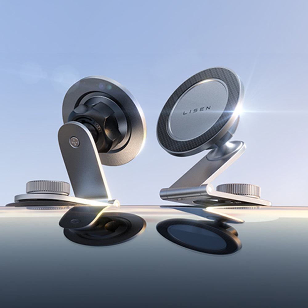 Lisen Univerzális Mágneses Autós Tartó, Fekete YL0223050002