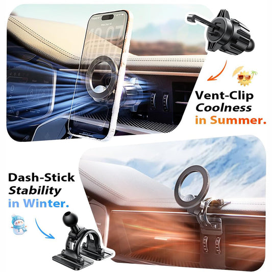 Lisen Univerzális Mágneses Autós Tartó, Fekete YL0223110033