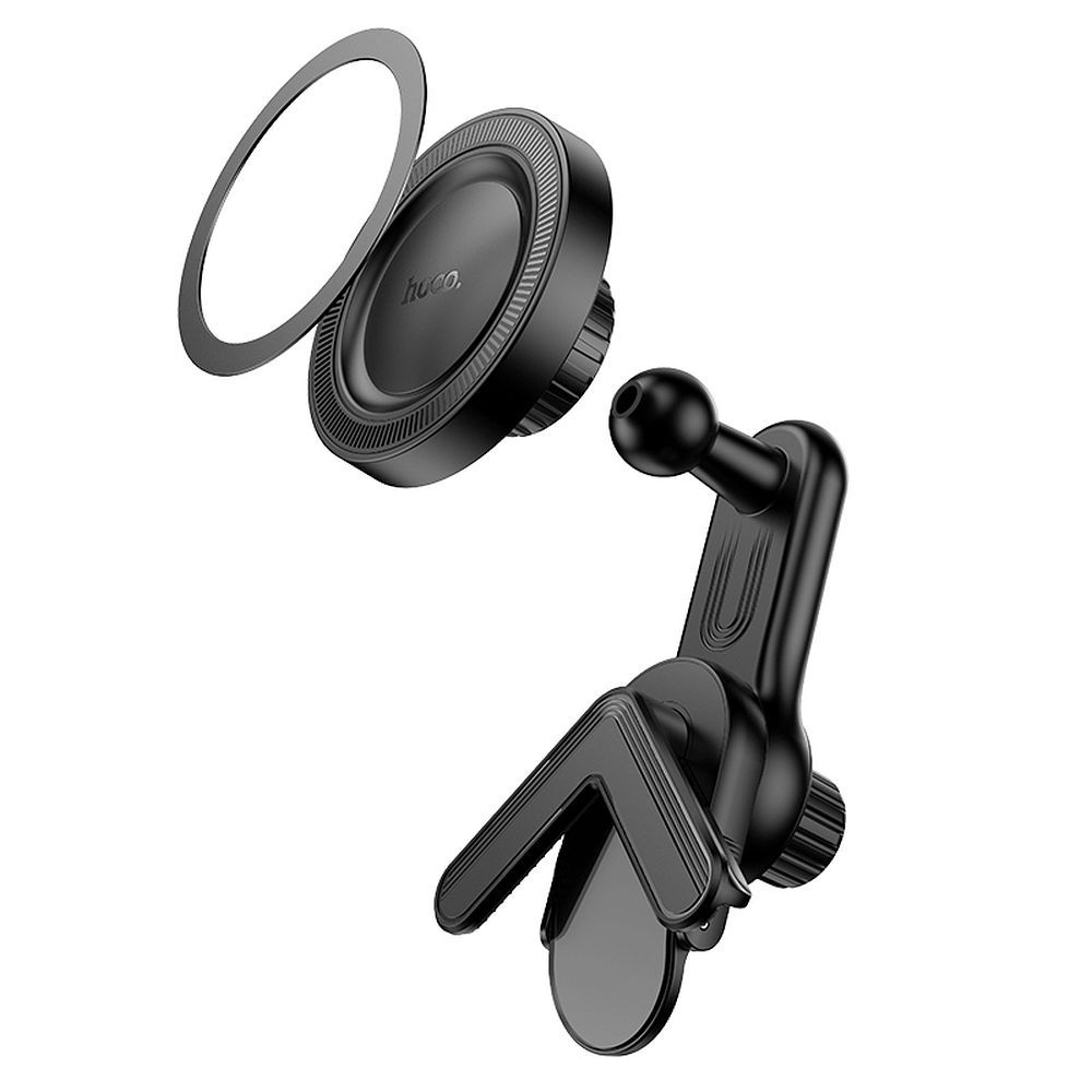HOCO H57 MagSafe Mágneses Autós Tartó, Univerzális, Fekete